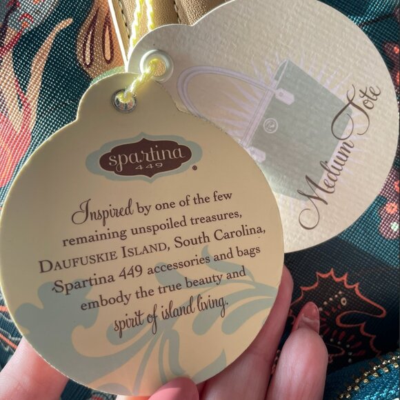 Spartina 449 Mystic Mermaid Medium Tote & Wrist Wallet - Picture 7 of 10